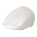 傳馬屋 H9897 ハンティングキャップ（男女兼用ホワイト）