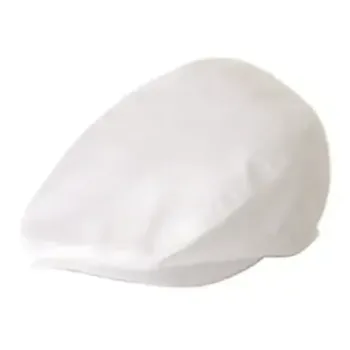 カジュアル キャップ・帽子 傳馬屋 H9897 ハンティングキャップ（男女兼用ホワイト） サービスユニフォームCOM