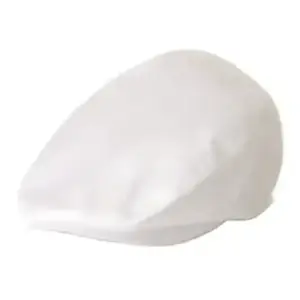 ハンティングキャップ（男女兼用ホワイト）