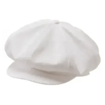傳馬屋 H9974 キャスケット（男女兼用ホワイト）