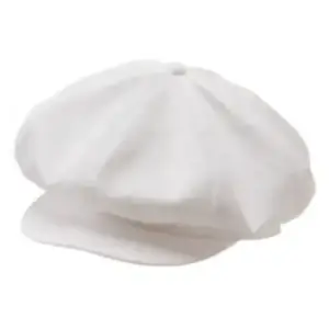 キャスケット（男女兼用ホワイト）