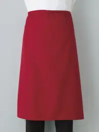 傳馬屋 T0202 腰下エプロン（ボルドー）