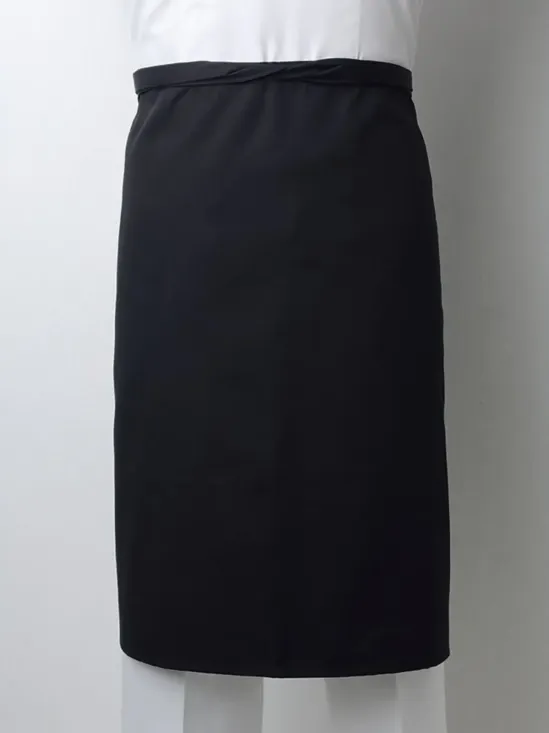 傳馬屋 T0205 腰下エプロン（ブラック）