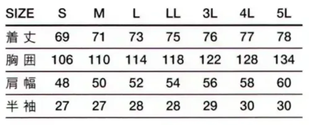 傳馬屋 C102-10 コックコート 半袖 サイズ・スペック