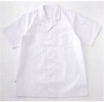 厨房・調理・売店用白衣半袖ジャケット（ブルゾン・ジャンパー）Q-003 