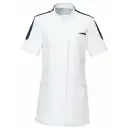 医療白衣com ナースウェア 半袖ジャケット（ブルゾン・ジャンパー） キラク CM027 チュニック