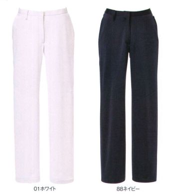 ナースウェア パンツ（米式パンツ）スラックス キラク CM524 ストレートパンツ 医療白衣com