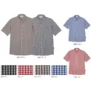 医療白衣com 介護衣 半袖シャツ キラク CR196 ニットシャツ