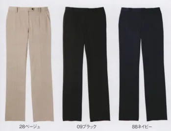 介護衣 パンツ（米式パンツ）スラックス キラク CR582 レディスフレクションパンツ 医療白衣com