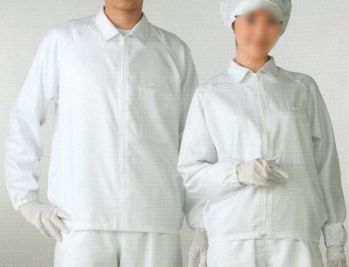 クリーンウェア 長袖白衣 東洋リントフリー FH249C 上衣（ジャケット） 食品白衣jp