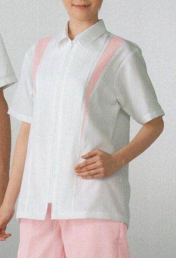 クリーンウェア 半袖白衣 東洋リントフリー JB259B 上衣（女性用・半袖）（ジャケット） 食品白衣jp