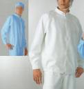 東洋リントフリー JE267A 上衣（男性用）（ジャケット） クラス10万グレードの環境でオールマイティに使用できる超ロングセラー・セパレートスーツ。 ※クラス100000（ISOクラス8）