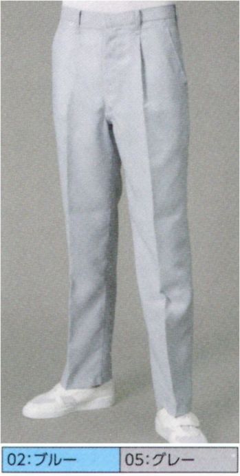 クリーンウェア パンツ（米式パンツ）スラックス 東洋リントフリー JG3502 パンツ（男性用） 食品白衣jp