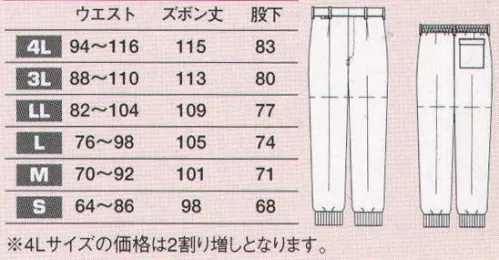 東洋リントフリー JF358A パンツ（男性用） 裾口のジャージ絞りが、着衣の中の異物落下を防ぎます。パンツは男女とも腰裏付きで、透けを気にせず作業できます。ジャージの伸縮性が対応サイズの幅を広げ、どなたにも快適に着用いただけるユニフォームです。パンツの後ろには物が落ちにくいフラップ付ポケットがついています。 ワンタッチ着脱で簡単にウエスト回りを調節できる低発塵性ベルトはオプションです。 サイズ／スペック