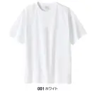 トムス 00087-OET-A 5.9オンス オープンエンドTシャツ（ホワイト）