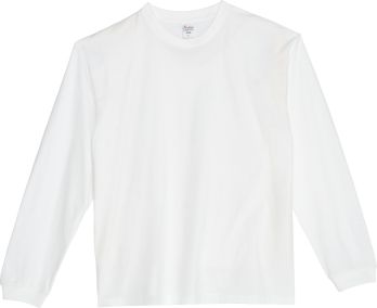 イベント・チーム・スタッフ 長袖Ｔシャツ トムス 00114-BCL-A 5.6オンス ヘビーウエイトビッグLS-Tシャツ（ホワイト） 作業服JP