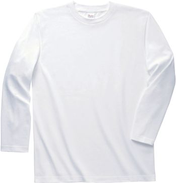 トムス 101-LVC-001 ヘビーウェイト長袖リブ無しカラーTシャツ（ホワイト）（00101-LVC） 天竺は編地の表裏がはっきり区別でき、表はV字型、裏は半円形の網目になるのが特徴です。よこ方向に伸びやすく、軽くて薄いので、広範な用途に使用されています。※この商品の色はホワイトのみとなります。※「杢グレー」は「101-LVC-003」に掲載しております。※他カラーは「101-LVC-1」「101-LVC-4」に掲載しております。※085-CVTと同生地を使用しています。※この商品はご注文後のキャンセル、返品及び交換が出来ませんのでご注意くださいませ。※なお、この商品のお支払方法は、先振込（代金引換以外）にて承り、ご入金確認後の手配となります。※在庫限りで終了となります。