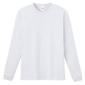 ハイグレード長袖Tシャツ(ホワイト)（00159-HGL）