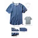 作業服JP 男女ペア 半袖Ｔシャツ 中塚被服 D407 ヘンリーネックTシャツ
