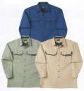 中塚被服 T3230 長袖シャツ 綿の豊かな風合いに形態安定機能をプラス。