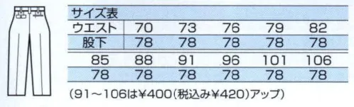 中塚被服 610 ツータックパンツ 豊富なポケットや細部にこだわり仕様に注目。 サイズ／スペック