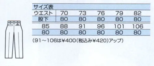 中塚被服 CJ410 パンツ 綿を高混率にした肌触り良いシリーズ。バイオ加工のウォッシュ感がさらにナチュラルな印象。【東洋紡エコロジー素材】省資源・資源リサイクルの一環として、紡績工場の未利用綿に着目し、独自の綿100％エコプロダクト「ECOT(エコットTM)」を開発しました。【ECOT(エコットTM)の特長】1.未利用綿を利用した紡績糸であり、日本環境協会のエコマーク対象商品です。2.自然なふくらみ感があります。3.優れた吸水性を発揮します。【ECOT(エコットTM)の製造方法】●エジプト綿、スーピマ綿など超長綿の未利用綿を原料として利用します。●未利用綿の葉かすなどの不純物はできるだけ丁寧に除去しています。●紡績工程別の未利用綿を分別利用することで、糸状・ムラ感を調整できます。●染色・仕上げ工程は、環境に配慮した処方を採用しています。 サイズ／スペック