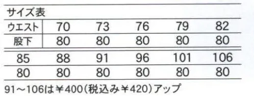 中塚被服 CJ5420 カーゴパンツ（ワンタック） 多彩な機能とシャープなデザインが融合。棒シックに急速分解消臭繊維ブリーズブロンズを使用。 サイズ／スペック