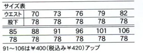 中塚被服 CJ72 カーゴパンツ 動きやすくて、機能も豊富。サラッと肌ざわり良い裏綿素材を使用。 サイズ／スペック