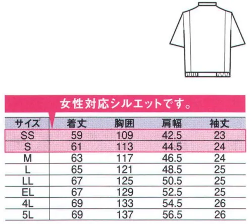 中塚被服 CJ74 半袖ブルゾン 動きやすくて、機能も豊富。サラッと肌ざわり良い裏綿素材を使用。※4Lサイズは割高となります。 サイズ／スペック