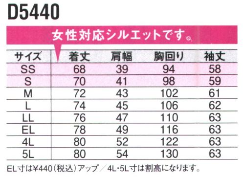 中塚被服 D5440 長袖シャツ ストレッチ性のある綿100％の生地を使ったdimoスタイルのソリッドシャツ。 主に火を扱う業種に適していますが、普段使いやアウトドアにも最適です。 ボタンも表に出ない隠しドットボタン仕様、 表側に凹凸のないシンプルデザインの商品です。【特長】●バンジーコットンゆっくり伸びてゆっくり縮む、人によりそうコットン100％のストレッチ素材です。背中が伸びるので作業に集中することが出来ます。●豊富なサイズ展開SSから5Lまで展開しており、全ての方にぴったりのサイズをお探しいただけます。●充実の収納ポケットファスナーポケットやペン差しなどの作業にうれしい収納が充実しています。 サイズ／スペック