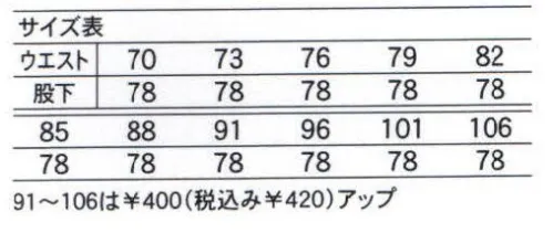 中塚被服 T3210 ワンタックパンツ お手入れのラクな形態安定のニューウェア。ポケットのトリミングで存在感を一層アップ。 サイズ／スペック