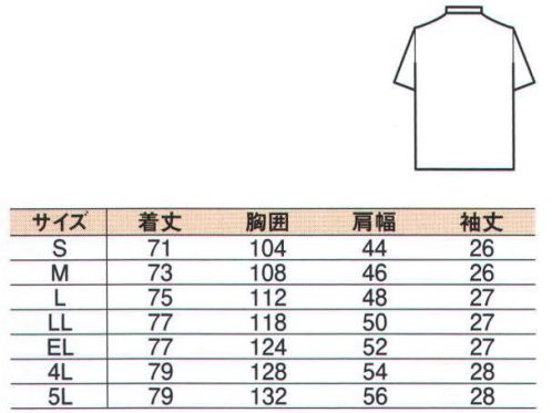 中塚被服 TS2500 半袖シャツ スモーキーなカラーリングで個性を発揮。男女コーディネートも自在。 サイズ／スペック