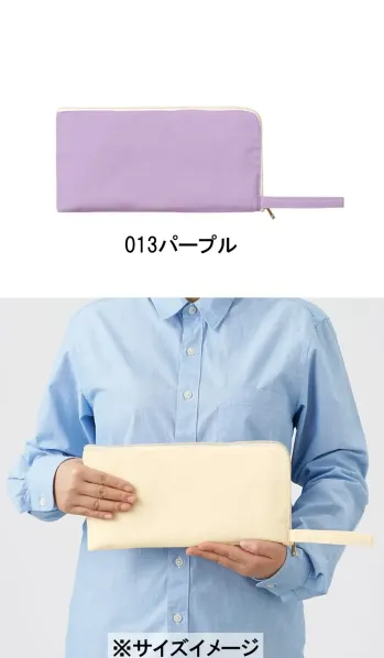 イベント・チーム・スタッフ バッグ・かばん トレードワークス TP-0008-013 キャンバスL字ファスナー フラットポーチ（M） 作業服JP