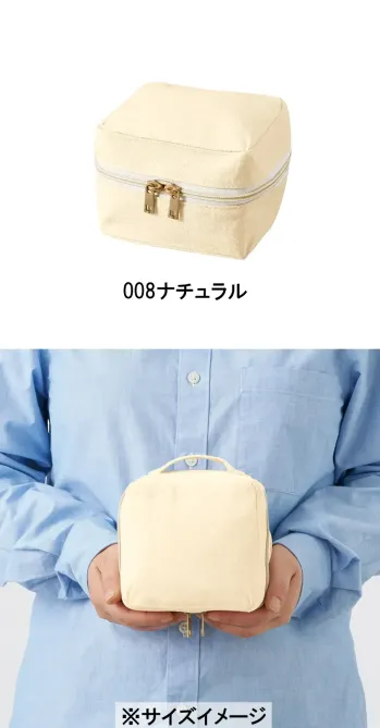 イベント・チーム・スタッフ バッグ・かばん トレードワークス TP-0009-008 キャンバススクエア ファスナーポーチ（S） 作業服JP