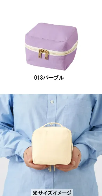 イベント・チーム・スタッフ バッグ・かばん トレードワークス TP-0009-013 キャンバススクエア ファスナーポーチ（S） 作業服JP