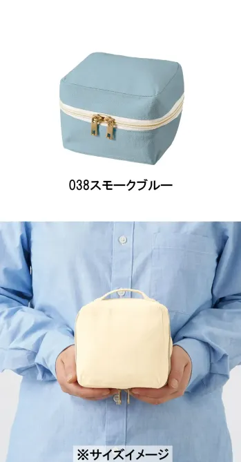 イベント・チーム・スタッフ バッグ・かばん トレードワークス TP-0009-038 キャンバススクエア ファスナーポーチ（S） 作業服JP