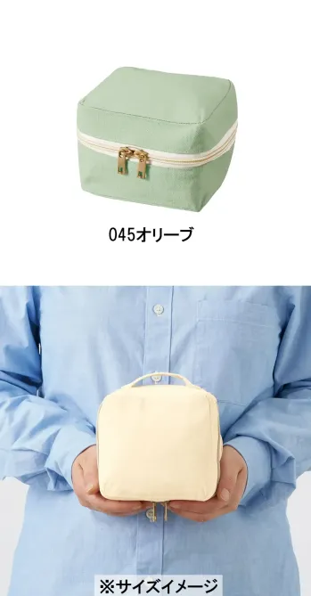 イベント・チーム・スタッフ バッグ・かばん トレードワークス TP-0009-045 キャンバススクエア ファスナーポーチ（S） 作業服JP