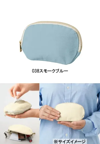 カジュアル バッグ・かばん トレードワークス TP-0011-038 キャンバスラウンド ティッシュポーチ サービスユニフォームCOM