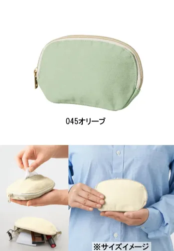 イベント・チーム・スタッフ バッグ・かばん トレードワークス TP-0011-045 キャンバスラウンド ティッシュポーチ 作業服JP