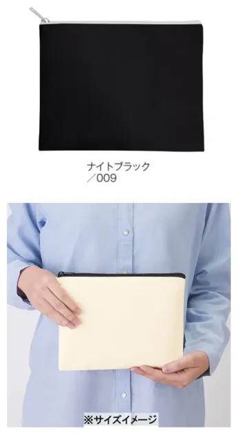 カジュアル バッグ・かばん トレードワークス TR-0823-009 キャンバスフラットポーチ（M） サービスユニフォームCOM