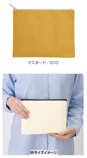 カジュアル バッグ・かばん トレードワークス TR-0823-010 キャンバスフラットポーチ（M） サービスユニフォームCOM