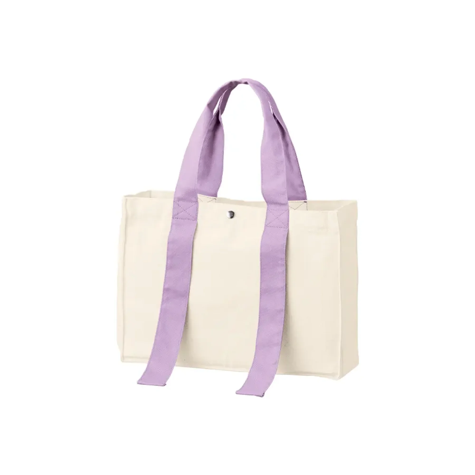 トレードワークス TR-1383-013 キャンバスカラーハンドルスクエアトート