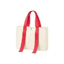 トレードワークス TR-1383-014 キャンバスカラーハンドルスクエアトート