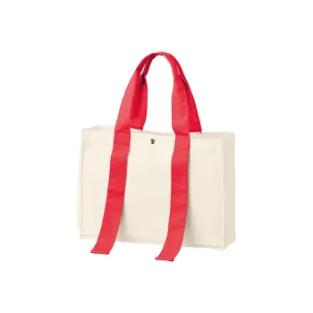 トレードワークス TR-1383-014 キャンバスカラーハンドルスクエアトート