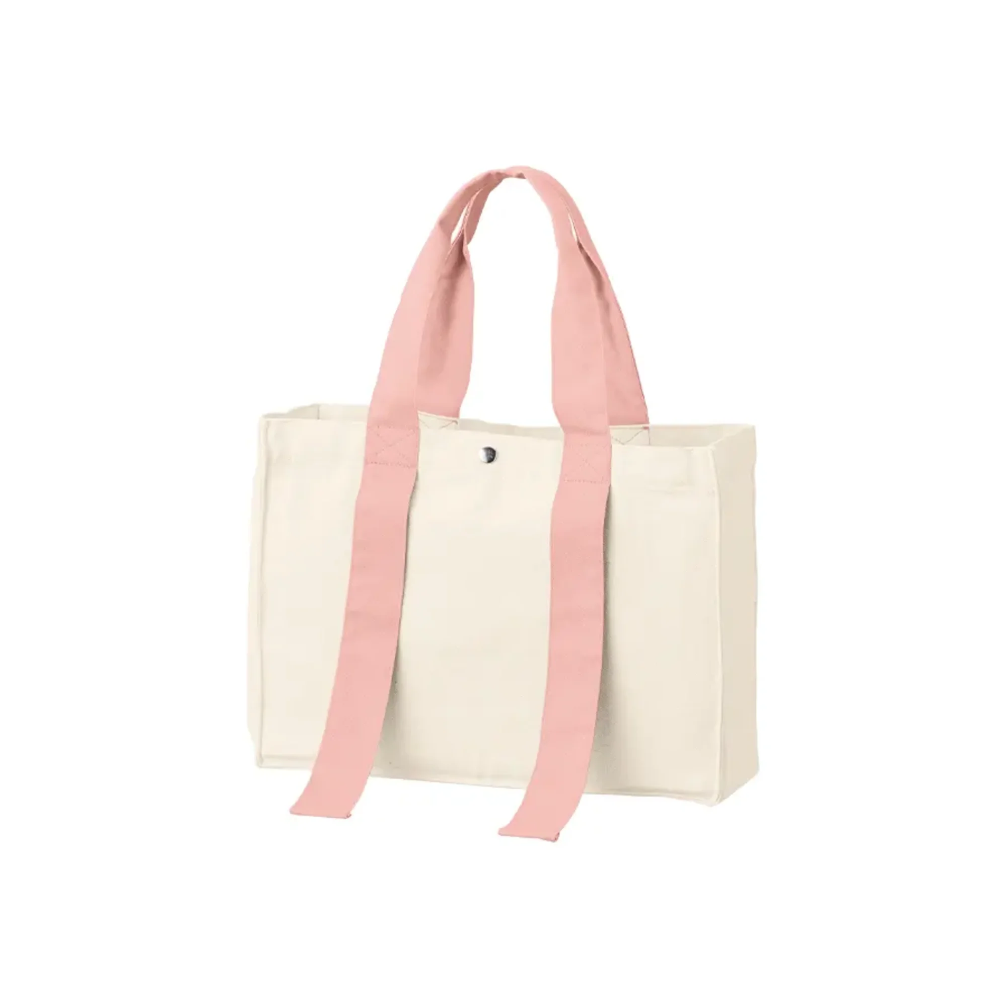 トレードワークス TR-1383-040 キャンバスカラーハンドルスクエアトート