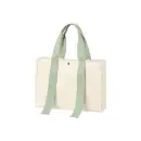 トレードワークス TR-1383-045 キャンバスカラーハンドルスクエアトート