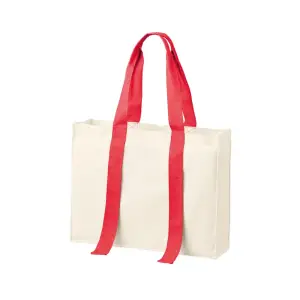 キャンバスカラーハンドルスクエアキャリーオントート