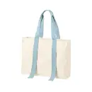 トレードワークス TR-1384-038 キャンバスカラーハンドルスクエアキャリーオントート