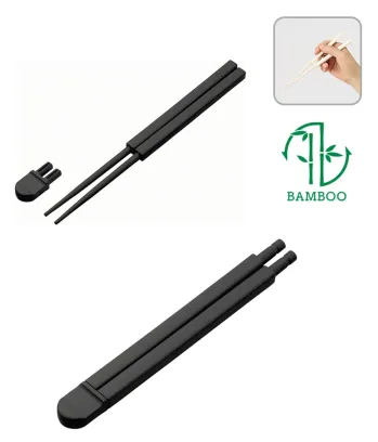 カジュアル 食器・カトラリー トレードワークス TS-1835-009 エコ箸コンパクト（バンブーファイバー入タイプ） サービスユニフォームCOM