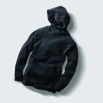 TS DESIGN 5530 ニッカーズドライワッフルフーディー Knicker’s 5530 ドライワッフルフーディKnicker’sの5530モデルは、新ドライ素材のドライワッフル素材を使用した高機能フーディです。軽量で吸水しにくく速乾性に優れた仕様。汗をかいても蒸れにくく、快適に着用し続けられる作業現場仕様の一枚です。特徴・ポリプロピレンによる高い疎水性・汗をかいてもベタつかず、蒸れを軽減する快適設計・右胸ファスナーポケットで小物収納に便利・左袖ペン差しポケット付きで作業効率アップ・男女兼用で幅広いワークシーンに対応仕様・品番:5530・カラー:95 ブラック・サイズ:S、M、L、LL、3L、4L、5L、6L・重量:約400g(Lサイズ)